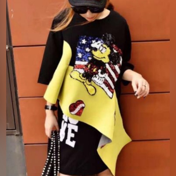 The MIQUE Ruffle Mouse Dress - Picture 8 of 10